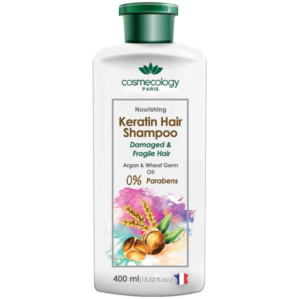 شامپو کراتینه تقویت کننده موی سر ـ Keratin Hair Shampoo Damaged And Fragile Hair ـ کاسمکولوژی