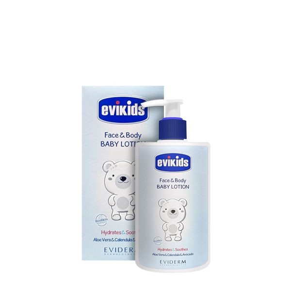 لوسیون بدن کودک اویدرم ـ Eviderm Face And Body Baby Lotion ـ اویکیدز