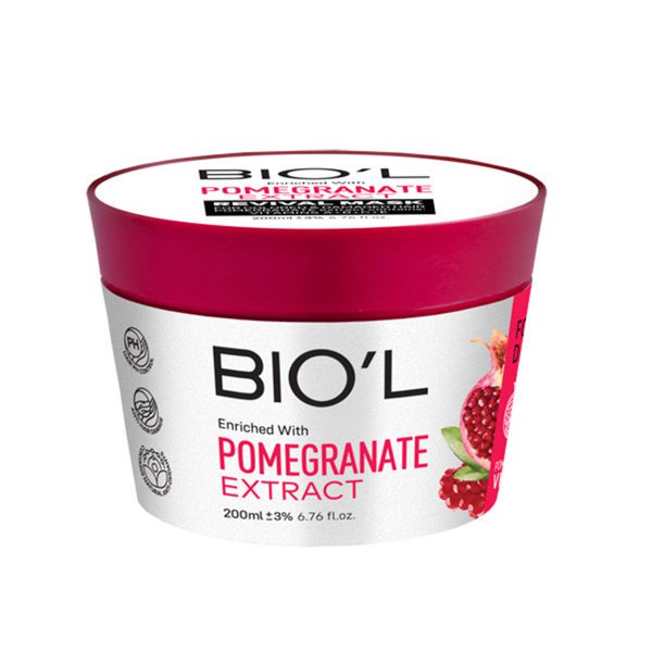 ماسک مو عصاره انار موهای رنگ شده ـ Pomegranate Hair Mask For Colored Hair ـ بیول