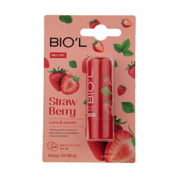 بالم نرم کننده لب توت فرنگی _ StrawBerry Lip Balm _ بیول