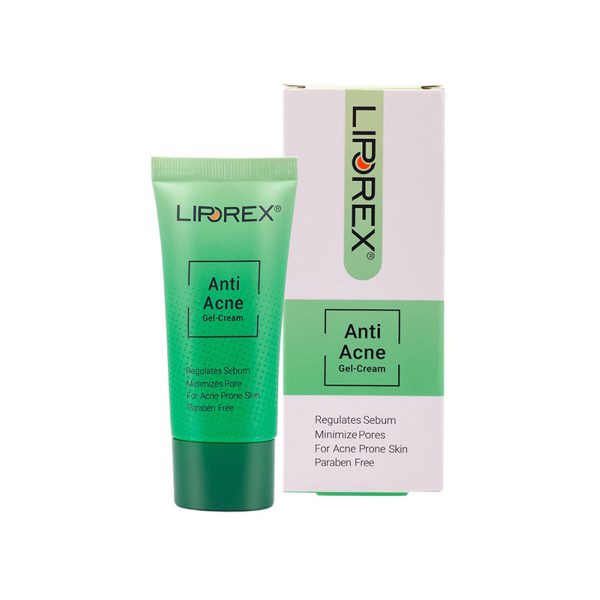 ژل کرم ضد جوش مناسب پوست چرب و آکنه لیپورکس حجم 30mL ـ Liporex Anti Acne Gel Cream ـ لیپورکس