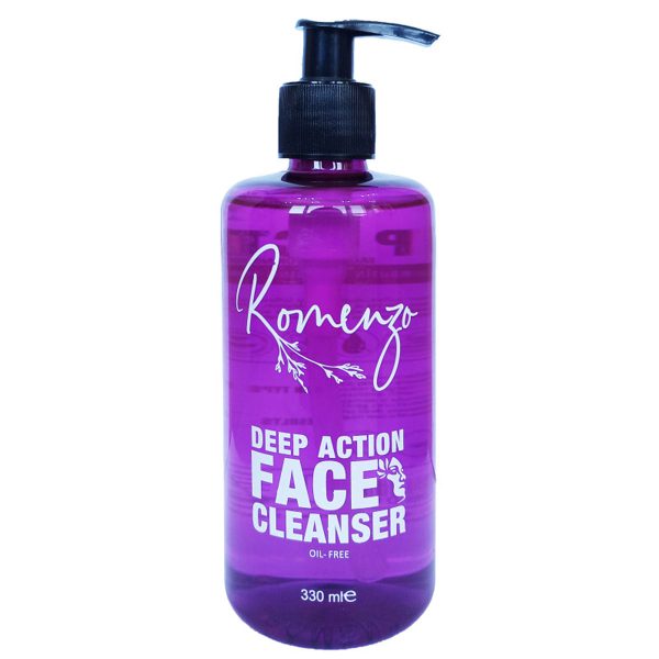 ژل شستشوی صورت رومنزو مدل action deep حجم 330mL ـ Romanzo face wash gel, action deep model ـ رومنزو