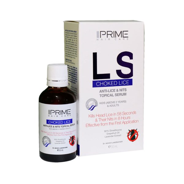 سرم مو برطرف کننده حشرات مدل LS پریم 50 میلی لیتر ـ Prime Anti Lice & Nits Topical Serum Model LS ـ پریم