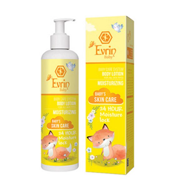 لوسیون بدن کودک اورین انواع پوست ـ Evrin Baby Body Lotion ـ اورین