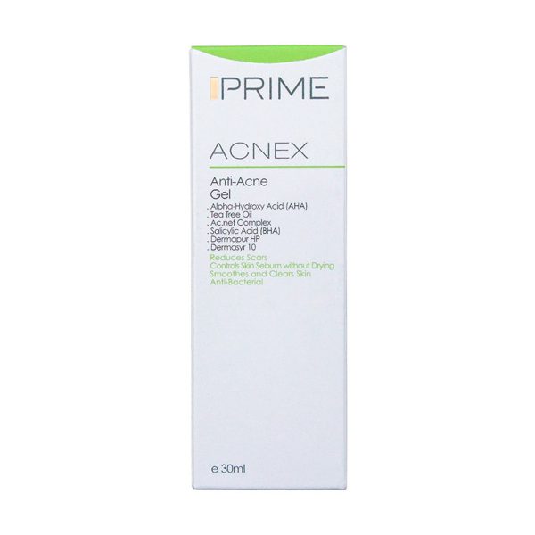 ژل ضد جوش پریم ۳۰ میلی لیتر ـ Prime Acnex Anti Acne Gel For Acne and Oily Skinsـ پریم