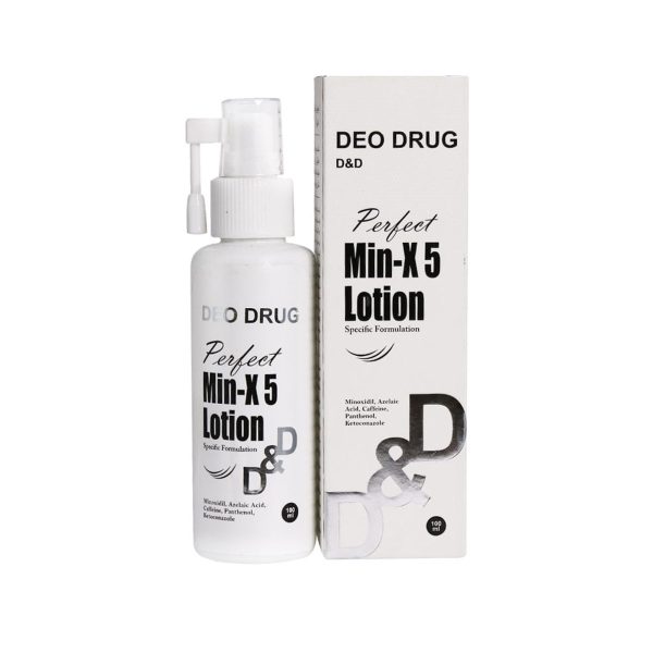 لوسیون تقویت کننده مو دئودراگ مدل Min – X5 حجم 100 میلی لیتر ـ Deo Drug Min-X5 lotion ـ دئودراگ