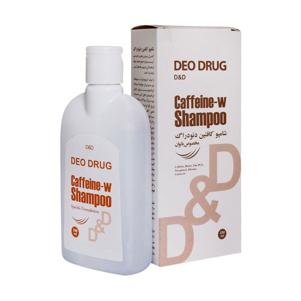 شامپو کافئین دئودراگ مخصوص خانم ها ۲۰۰ میلی لیتر ـ Deo Drug Caffeine Shampoo ـ دئودراگ