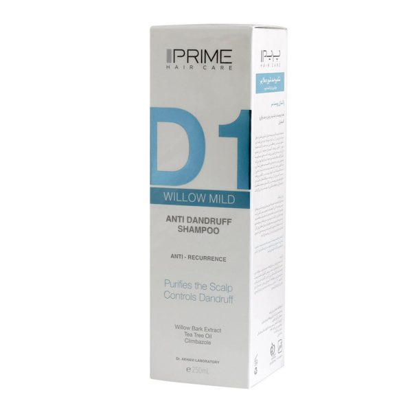 شامپو ضد شوره ملایم D1 پریم - Prime D1 Willow Mild Anti Dandruff Shampoo - پریم