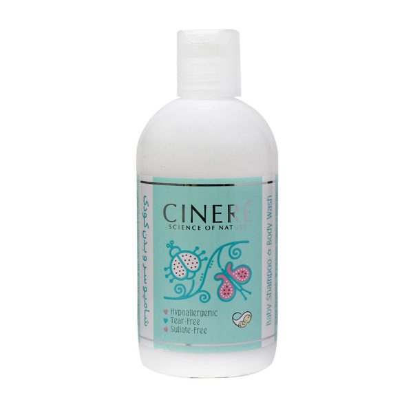 شامپو سر و بدن کودک سینره مخصوص نوزادان 250 میلی لیتر ـ Cinere Baby Shampoo and Body Wash ـ سینره