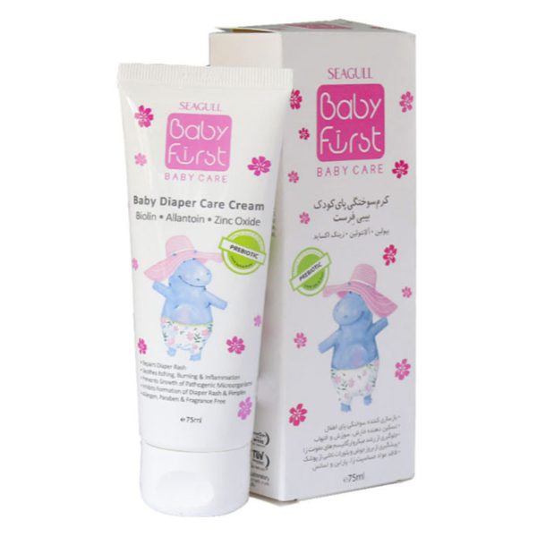 کرم سوختگی پای کودک بیبی فرست- Baby First Baby Diaper Care Cream - سی گل