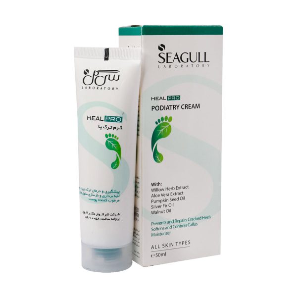 کرم ترک پا سی‌ گل مناسب انواع پوست ۵۰ میلی‌لیتر ـ Seagull Podiatry cream  ـ سی گل