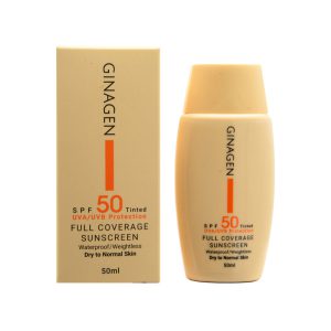 کرم ضد آفتاب رنگی پوست خشک SPF50 ( 01 )