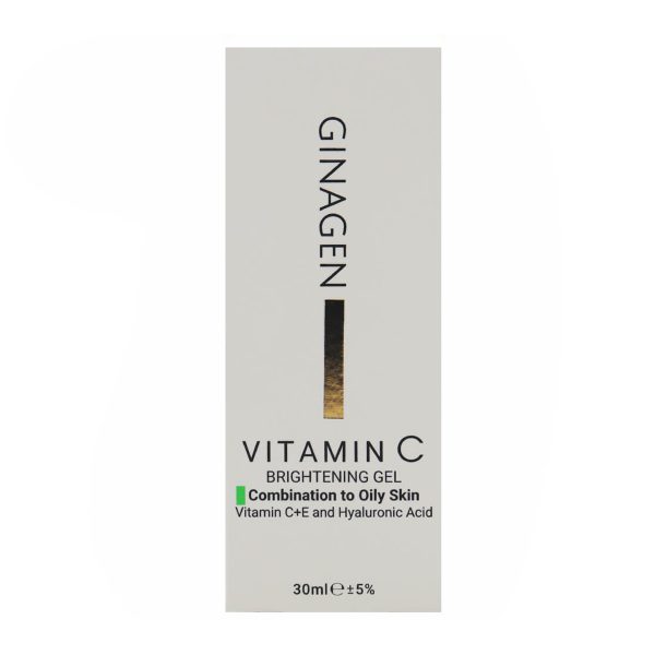 ژل روشن‌کننده ویتامین سی ژیناژن مناسب پوست چرب و مختلط- Ginagen Vitamin C Serum For Oily Skin - ژیناژن