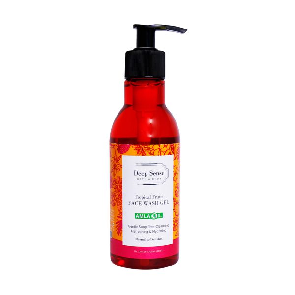 ژل شستشوی صورت پوست‌ خشک و معمولی تروپیکال دیپ سنس سی گل - Deep Sense Tropical Face Wash Gel For Dry Skins - دیپ سنس