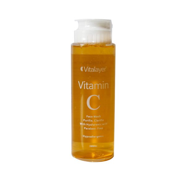 ژل شستشوی صورت ویتامین ث 200 میلی لیتر ـ Vitamin C Face Wash ـ ویتالیر