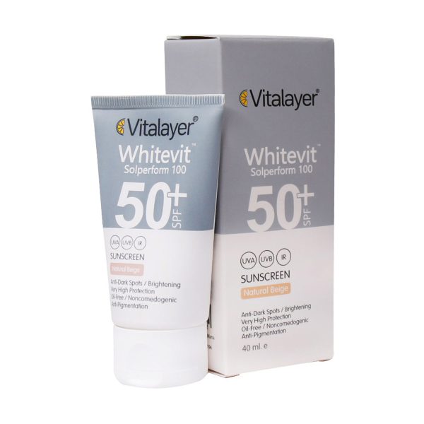 کرم ضد آفتاب ضد لک ویتالیر SPF50 ـ Vitalayer Sunscreen Cream Anti Spots SPF50 ـ ویتالیر