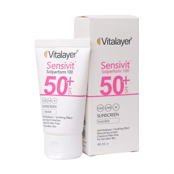 کرم ضد آفتاب پوست حساس ویتالیر SPF50 ـ Vitalayer Sunscreen Cream For Sensitive Skin SPF50 ـ ویتالیر