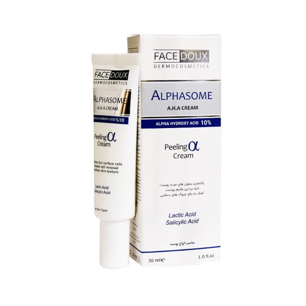 کرم لایه بردار 10 درصد آلفازوم- Alphasome 10% Peeling Cream- فیس دوکس