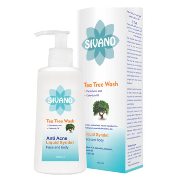 پن مایع ضدجوش تی تری سیوند 150 میلی لیتر ـ Sivand tea tree wash ـ سیوند