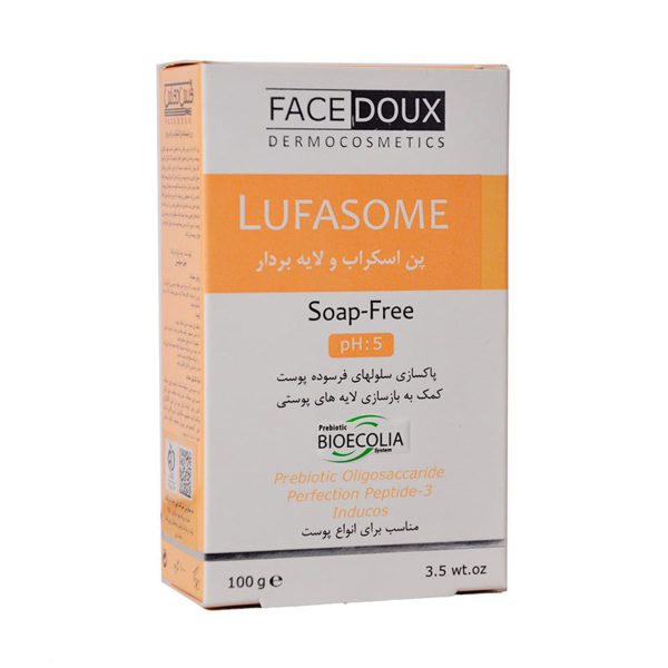 پن اسکراب و لایه بردار لوفازوم فیس دوکس - Face Duxe Lufasome Scrub Syndet Bar - فیس دوکس