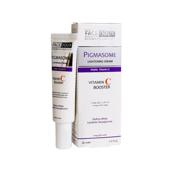 کرم ضد لک حاوی ویتامین C فیس دوکس - Face Doux Pigmasome C Lightening Cream - فیس دوکس