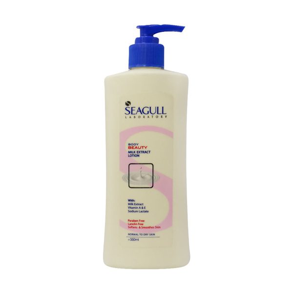 لوسیون نرم کننده دست و بدن سی گل حاوی عصاره شیر - Seagull Body Beauty Milk Extract Lotion - سی گل