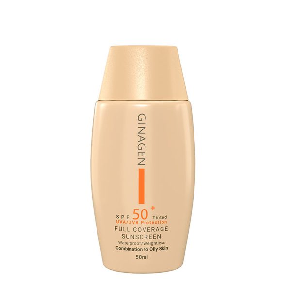 کرم ضد آفتاب رنگی پوست چرب SPF50 ( 02 )