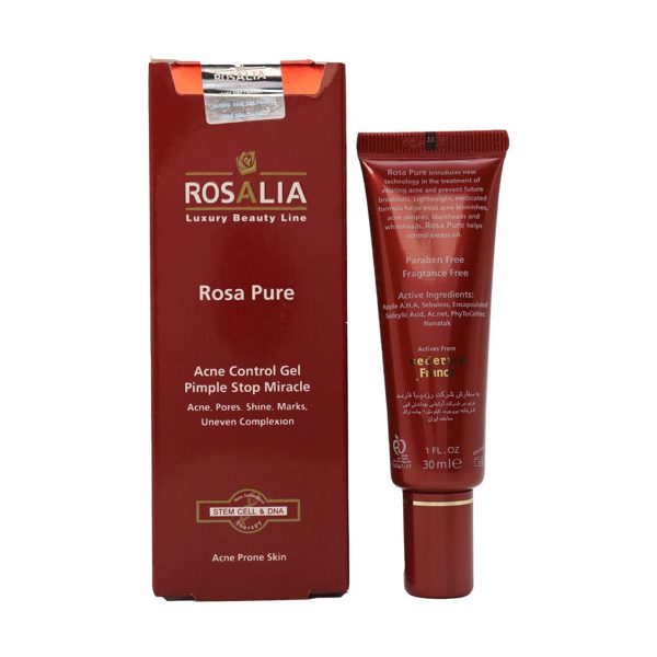 ژل ضد آکنه رزالیا مخصوص پوست چرب- Rozalia Rosa Pure Acne Control Gel - رزالیا