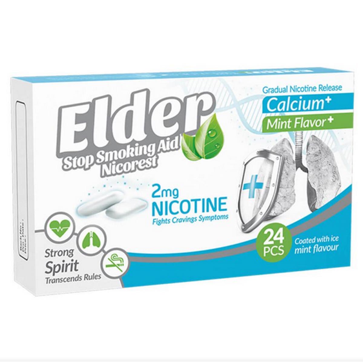 1-284-2.jpg آدامس ترک سیگار 24 عددی ـ Stop Smoking Gum 24 ـ الدر - Image 1